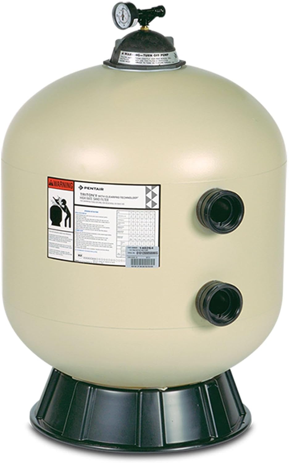 Pentair Triton® II 24" Side Mount Sand Filter TR60 Almond