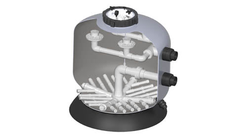 Hayward HCF Series 42" Commercial Bobbin Wound Fiberglass Sand Filter