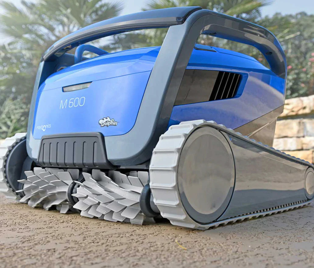 Dolphin M600 In Ground Robotic Pool Cleaner with Wi-Fi and Caddy