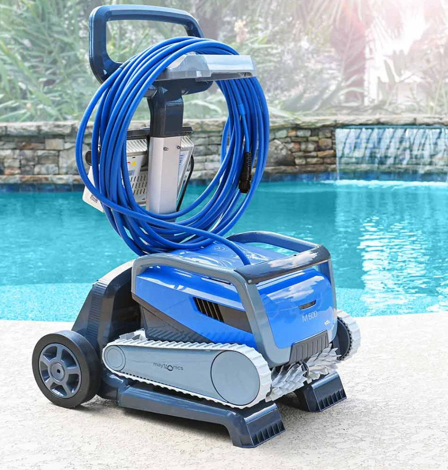Dolphin M600 In Ground Robotic Pool Cleaner with Wi-Fi and Caddy