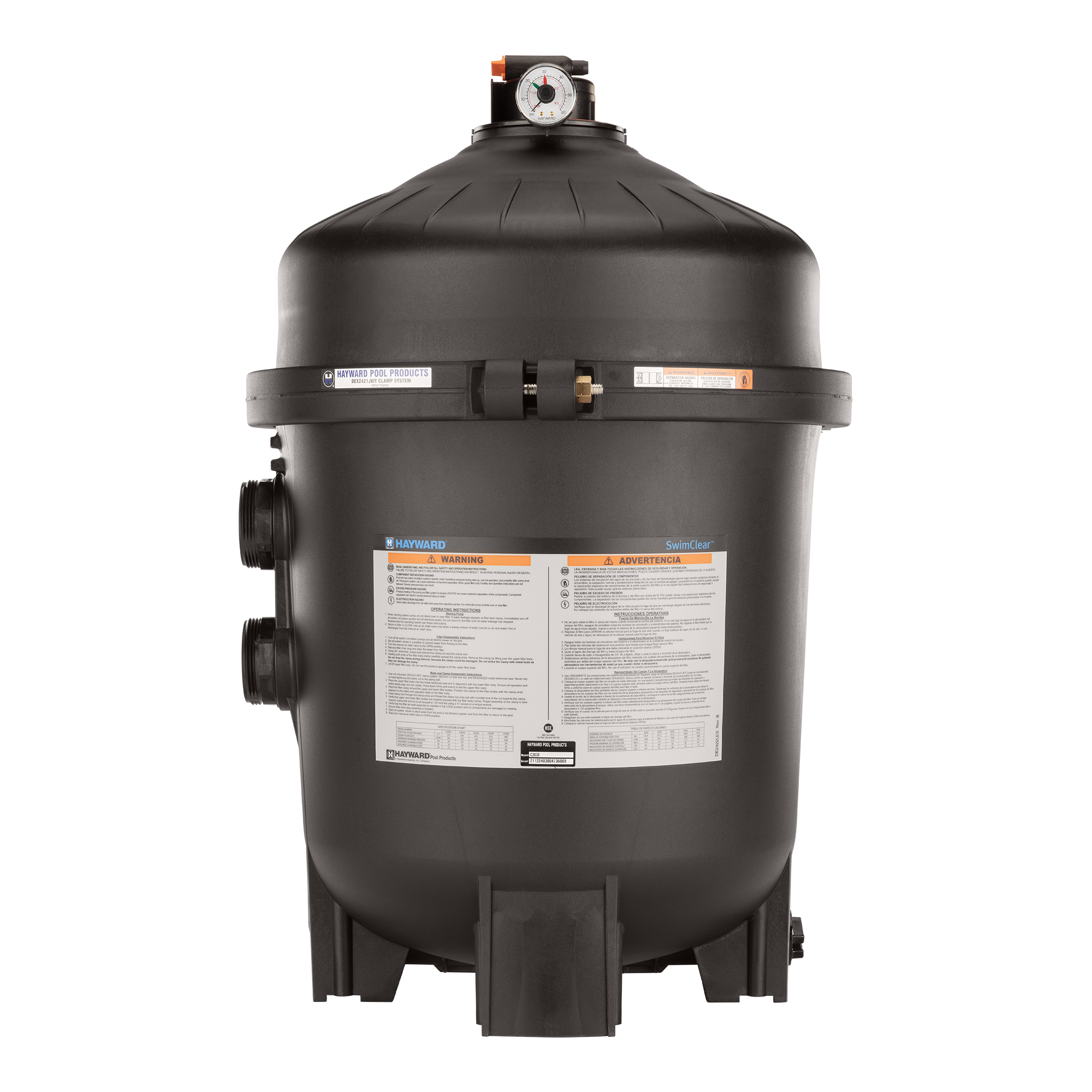 Hayward SwimClear™ 225 Sq Ft Multi-Element Cartridge Filter
