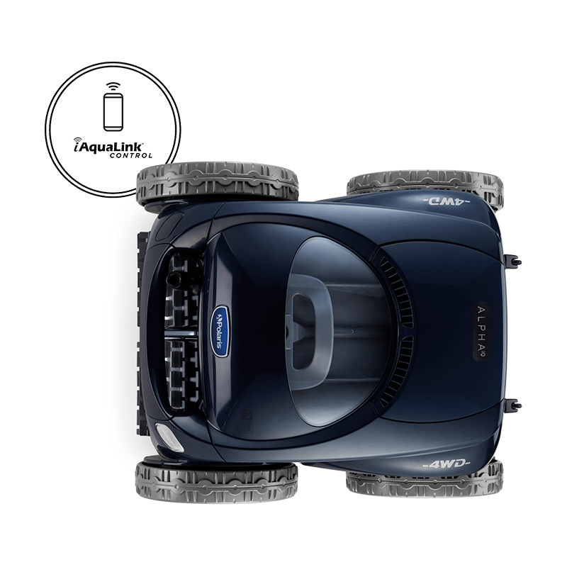 Polaris Alpha iQ Robotic Pool Cleaner with Caddy