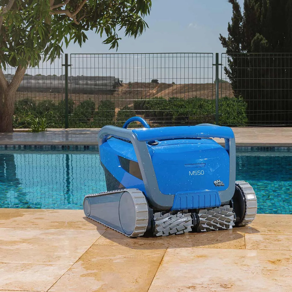 Dolphin M550 Robotic Pool Cleaner with Caddy